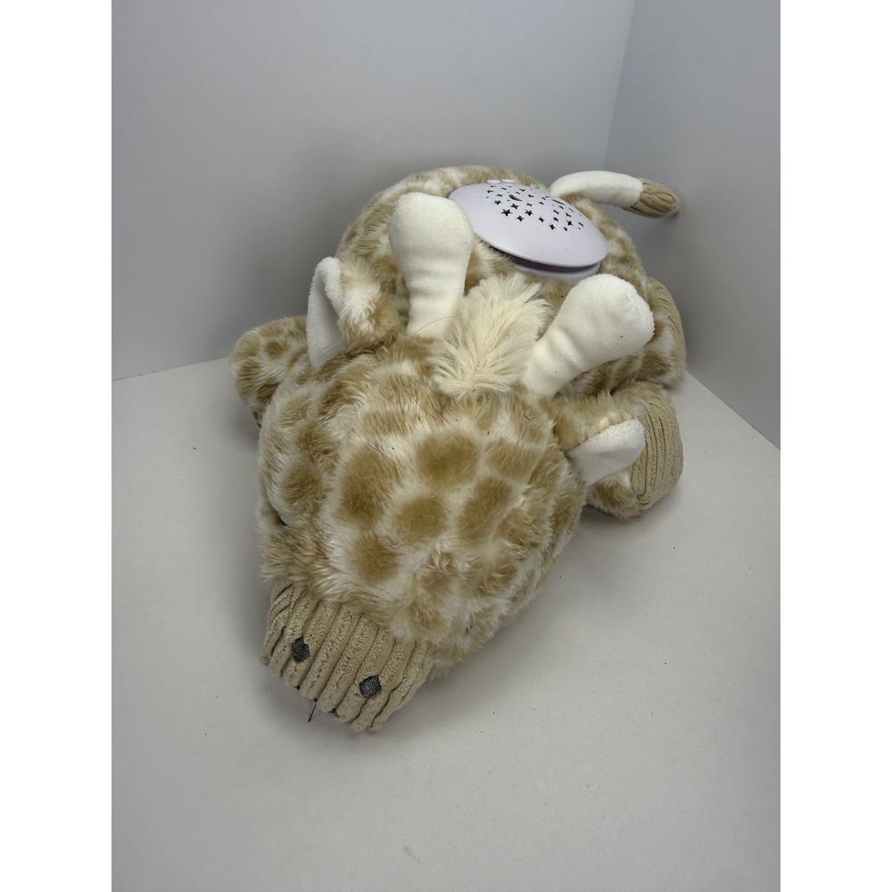 Dreamgro Lullaby Giraffe Plush Soother Star Light Projector Music Tan Spotted
